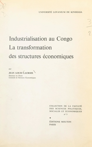 Industrialisation au Congo, la transformation des structures économiques