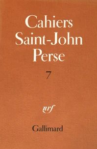 Cahiers Saint-John Perse