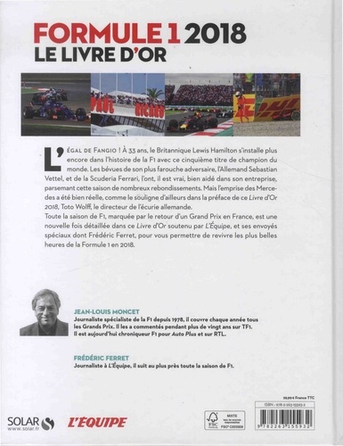 Le livre d'or Formule 1 - Jean-Louis Moncet - Livres - Furet du Nord