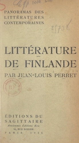 Panorama de la littérature contemporaine de Finlande