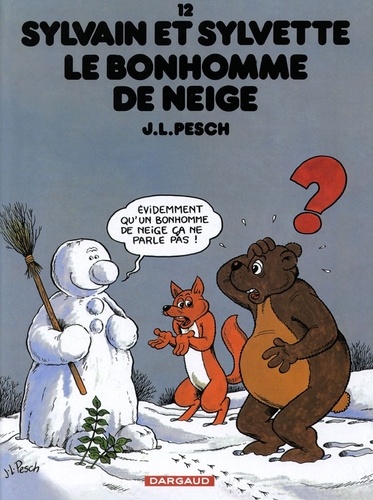 Sylvain et Sylvette Tome 12 Le bonhomme de neige