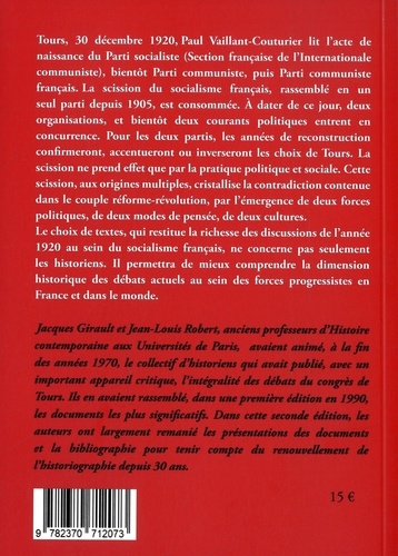 1920 : Le Congrès de Tours. Présentation, extraits, résolutions