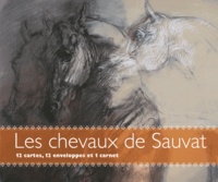 Jean-Louis Sauvat - Les chevaux de Sauvat - 12 cartes, 12 enveloppes et 1 carnet.