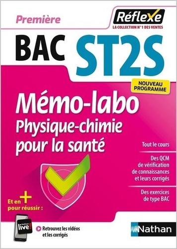 Mémo-labo Physique-chimie pour la santé 1re ST2S  Edition 2019