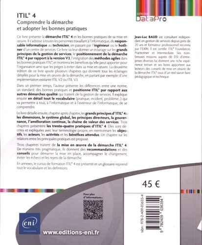 ITIL® 4. Comprendre la démarche et adopter les bonnes pratiques 2e édition