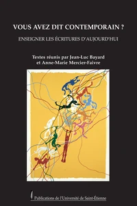 Vous avez dit contemporain?