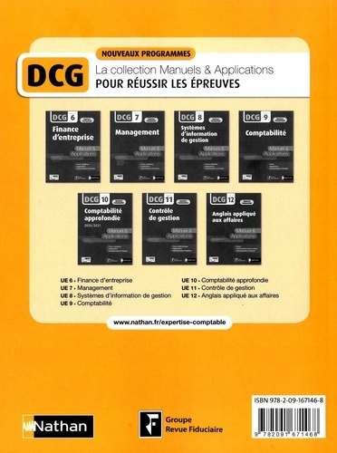 Finance d'entreprise DCG 6. Corrigés des applications  Edition 2020
