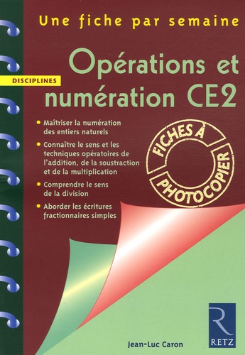 Jean-Luc Caron - Opérations et numération CE2.