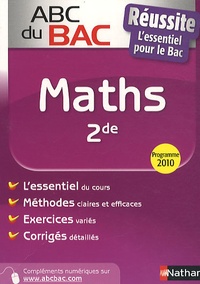 Jean-Luc Dianoux et Muriel Dorembus - Mathématiques 2de - Programme 2010.