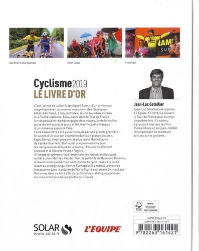 Cyclisme. Le livre d'or  Edition 2019