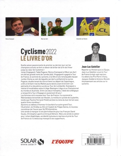 Cyclisme. Le Livre d'Or  Edition 2022