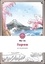 Mini-bloc Japon. 60 coloriages