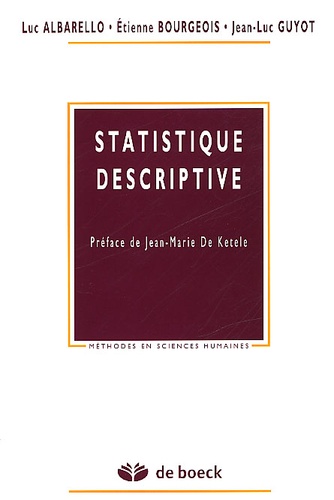 Jean-Luc Guyot et Luc Albarello - Statistique Descriptive.