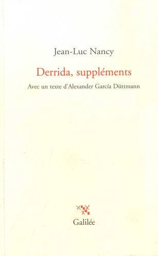 Derrida, suppléments