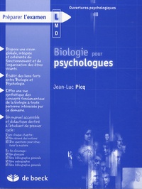 Jean-Luc Picq - Biologie pour psychologues.