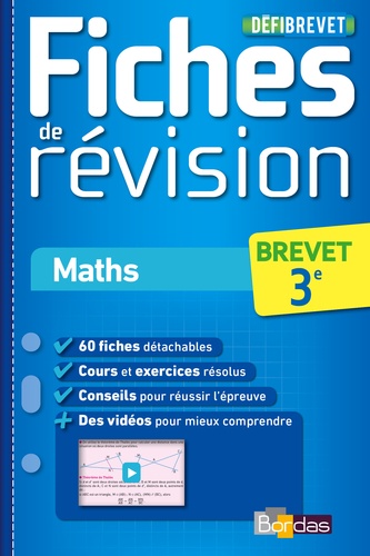 Jean-Luc Romet - Maths 3e - Fiches de révision.