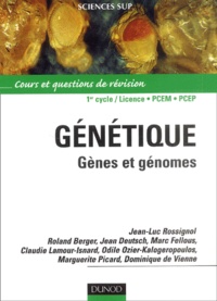 Jean-Luc Rossignol et Roland Berger - Génétique, gènes et génomes - Cours et questions de révision.