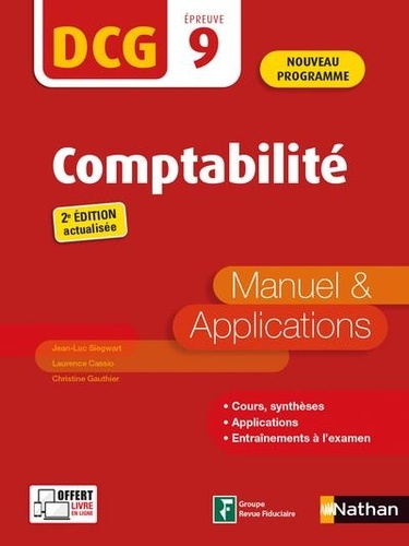 DCG 9 Comptabilité. Manuel et applications 2e édition actualisée