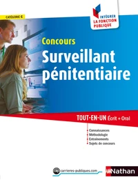 Concours surveillant pénitentiaire catégorie C