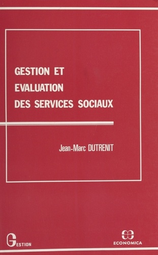 Gestion et évaluation des services sociaux