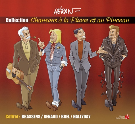 Jean-Marc Héran - Chansons à la plume et au pinceau - Coffret 4 volumes.
