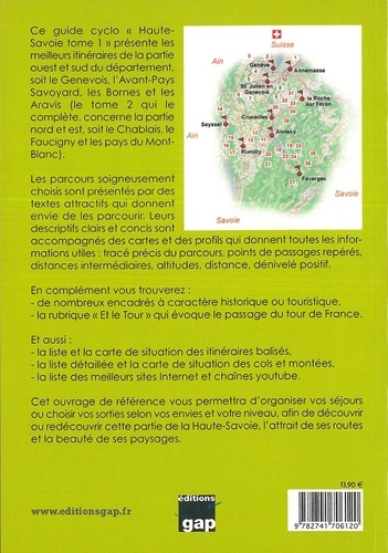 Cyclo Haute-Savoie Mont-Blanc. Tome 1, Genevois, Avant-Pays, Bornes, Aravis 2e édition