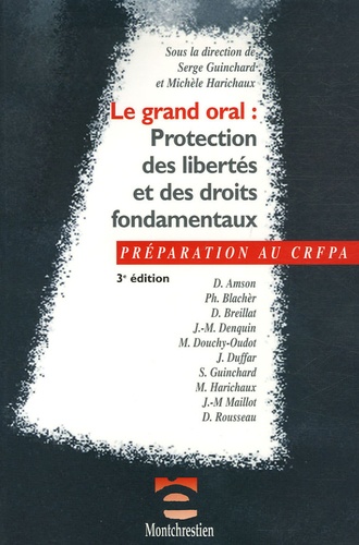 Jean-Marc Maillot - Le grand oral : Protection des libertés et des droits fondamentaux.
