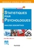 Jean-Marc Meunier - Manuel visuel - Statistiques pour psychologues 3ed - Analyses descriptives.