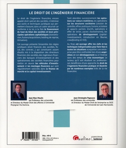 Le droit de l'ingénierie financière 6e édition