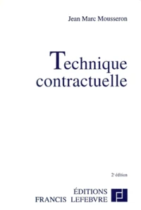 TECHNIQUE CONTRACTUELLE.