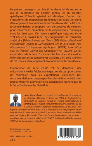 Les relations de coopération économique entre les Etats-Unis et la Côte d'Ivoire de 2012 à 2017. Implications pour le développement de la Côte d'Ivoire
