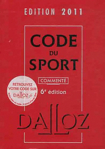 Jean-Marc Pastor - Code du sport.