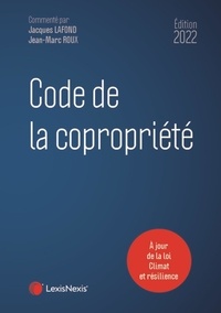 Jean-Marc Roux et Jacques Lafond - Code de la copropriété.
