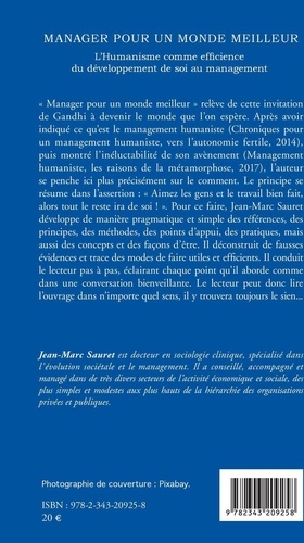 Manager pour un monde meilleur. L'humanisme comme efficience du développement de soi au management