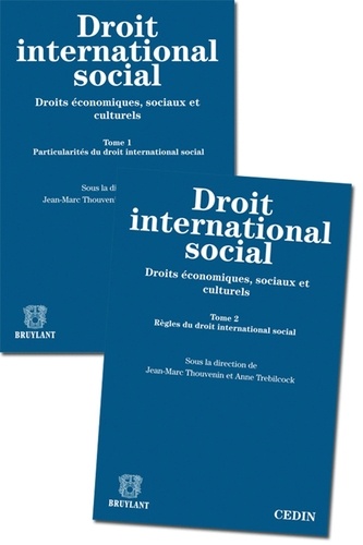 Droit international social. Droits économiques, sociaux et culturels, 2 volumes