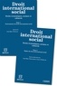 Jean-Marc Thouvenin et Anne Trebilcock - Droit international social - Droits économiques, sociaux et culturels, 2 volumes.