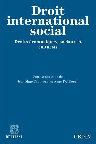 Droit international social. Droits économiques, sociaux et culturels, 2 volumes