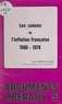 Jean Marczewski - Les causes de l'inflation française, 1966-1976.