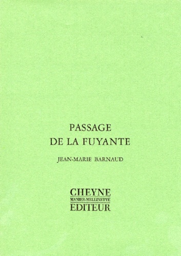 Jean-Marie Barnaud - Passage de la fuyante.