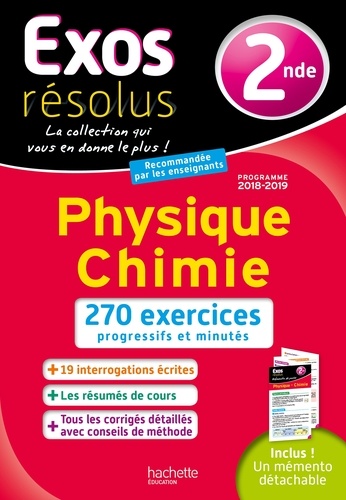 Physique Chimie 2nde  Edition 2018-2019