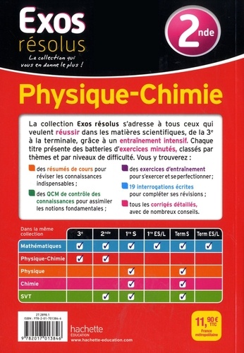 Physique Chimie 2nde  Edition 2018-2019
