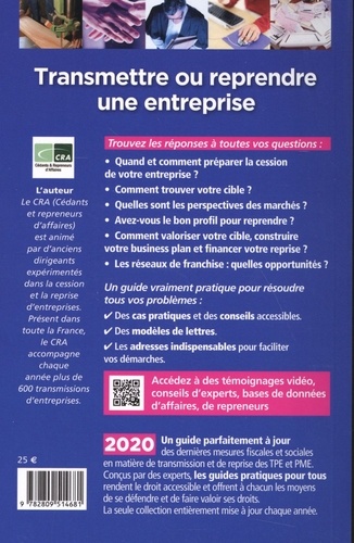 Transmettre ou reprendre une entreprise  Edition 2020