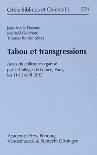 Tabou et transgressions - Actes du colloque organisé par le Collège de France, Paris, les 11-12 avril 2012.pdf