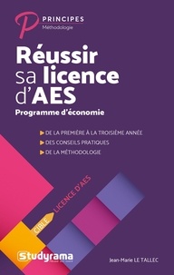 Livres au format Epub à télécharger gratuitement Réussir sa licence d'AES par Jean-Marie Le Tallec