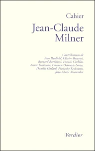 Cahier Jean-Claude Milner