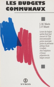 Jean-Marie Marin - Les budgets communaux.