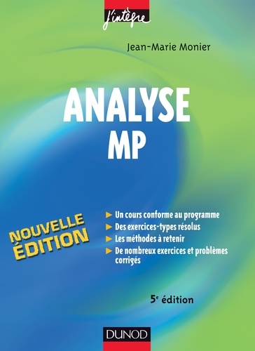 Analyse MP de Jean-Marie Monier - PDF - Ebooks - Decitre