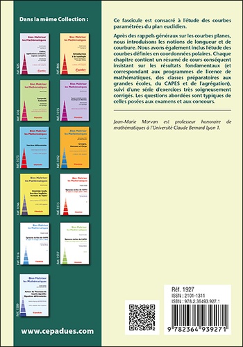 Courbes paramétrées du plan euclidien. Longueur, courbure, courbes en coordonnées polaires