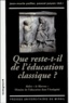 Jean-Marie Pailler et Pascal Payen - Que reste-t-il de l'éducation classique ? - Relire "le Marrou", histoire de l'éducation dans l'Antiquité.