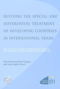 Reviving the special and differential treatment of developing countries in international trade